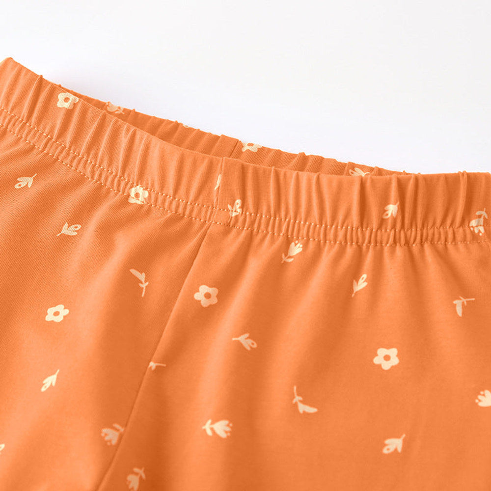 MyKids-USA® Baby Kids Girls Floral and Animals Cartoon Pattern Casual Pants