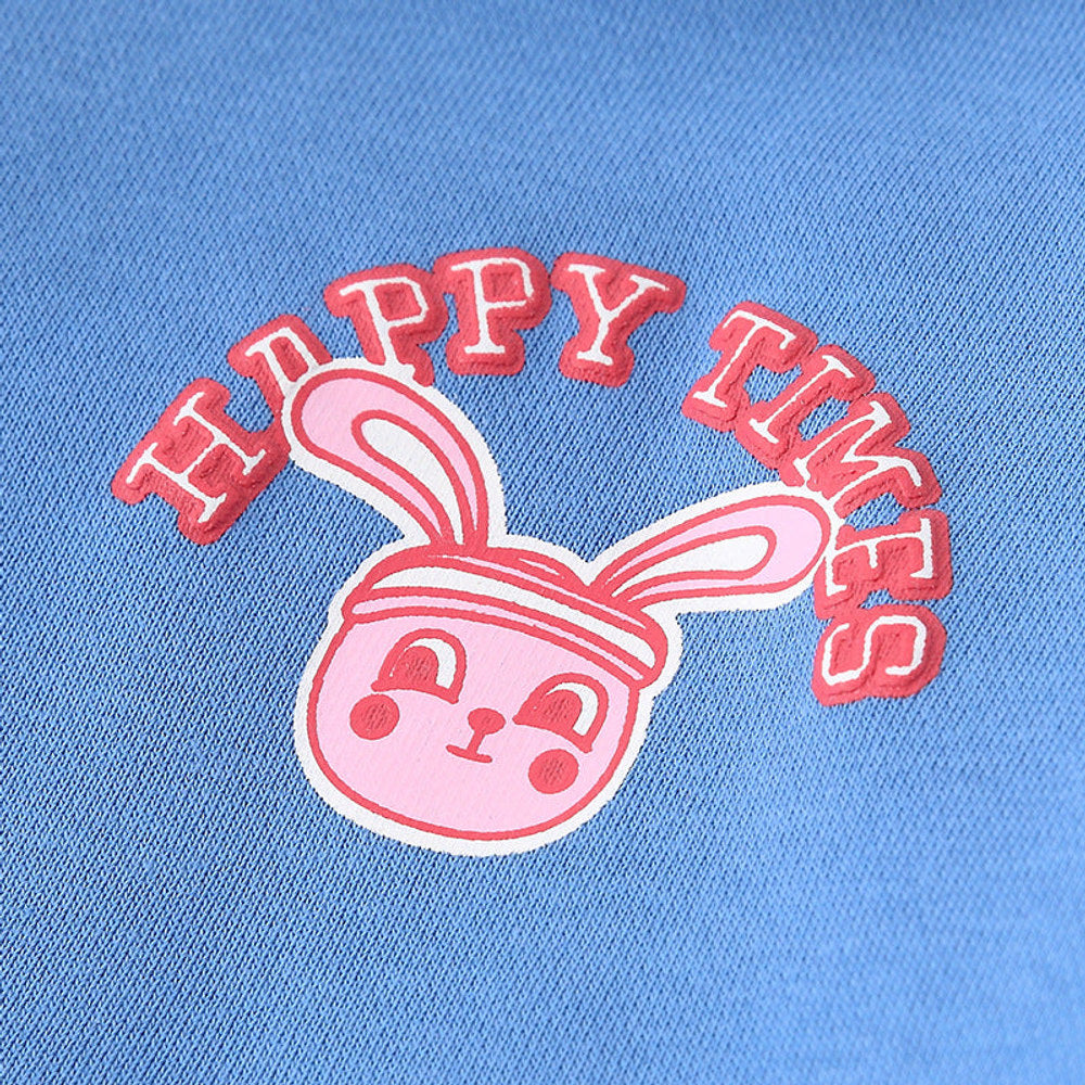 MyKids-USA® Girls Cartoon Rabbits and Letters Pattern Long Sleeves Pullover and Pants Clothing Set