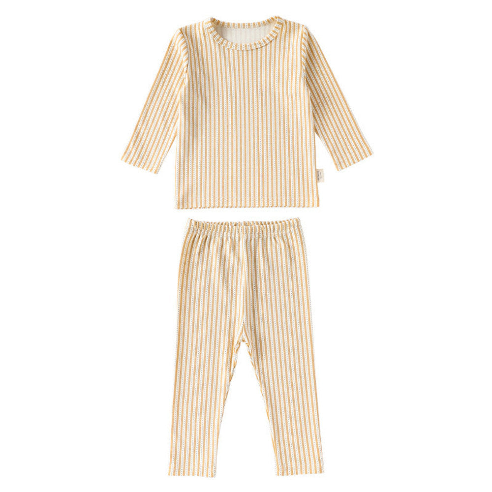 MyKids-USA® Baby Kids Simple Pattern Long Sleeves Top and Pants Clothing Set