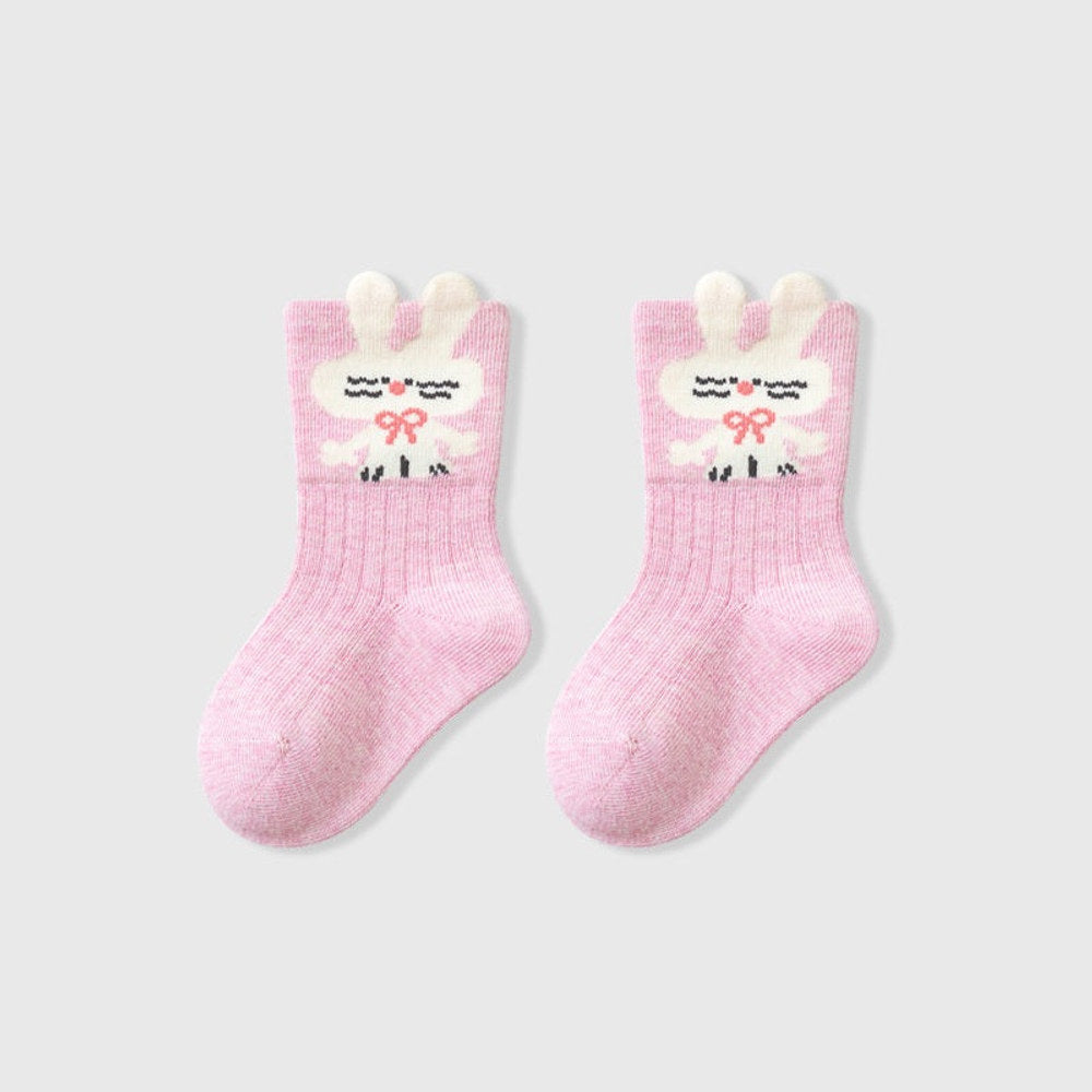 MyKids-USA® Autumn Baby Unisex Breathable Cute Cartoon Animals Pattern Casual Socks