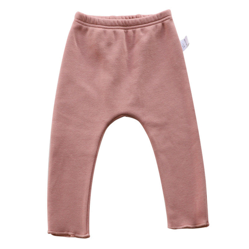 MyKids-USA® Baby Boy And Girl Solid Color Casual Pants