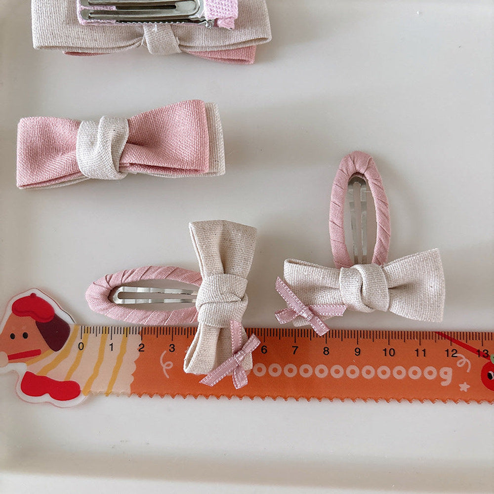 MyKids-USA® Collection of 2 Versatile Butterfly-bow Pattern Hair Clips