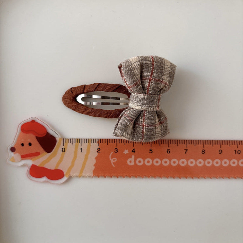 MyKids-USA® Collection of 2 Versatile Butterfly-bows Decorated Hair Clips