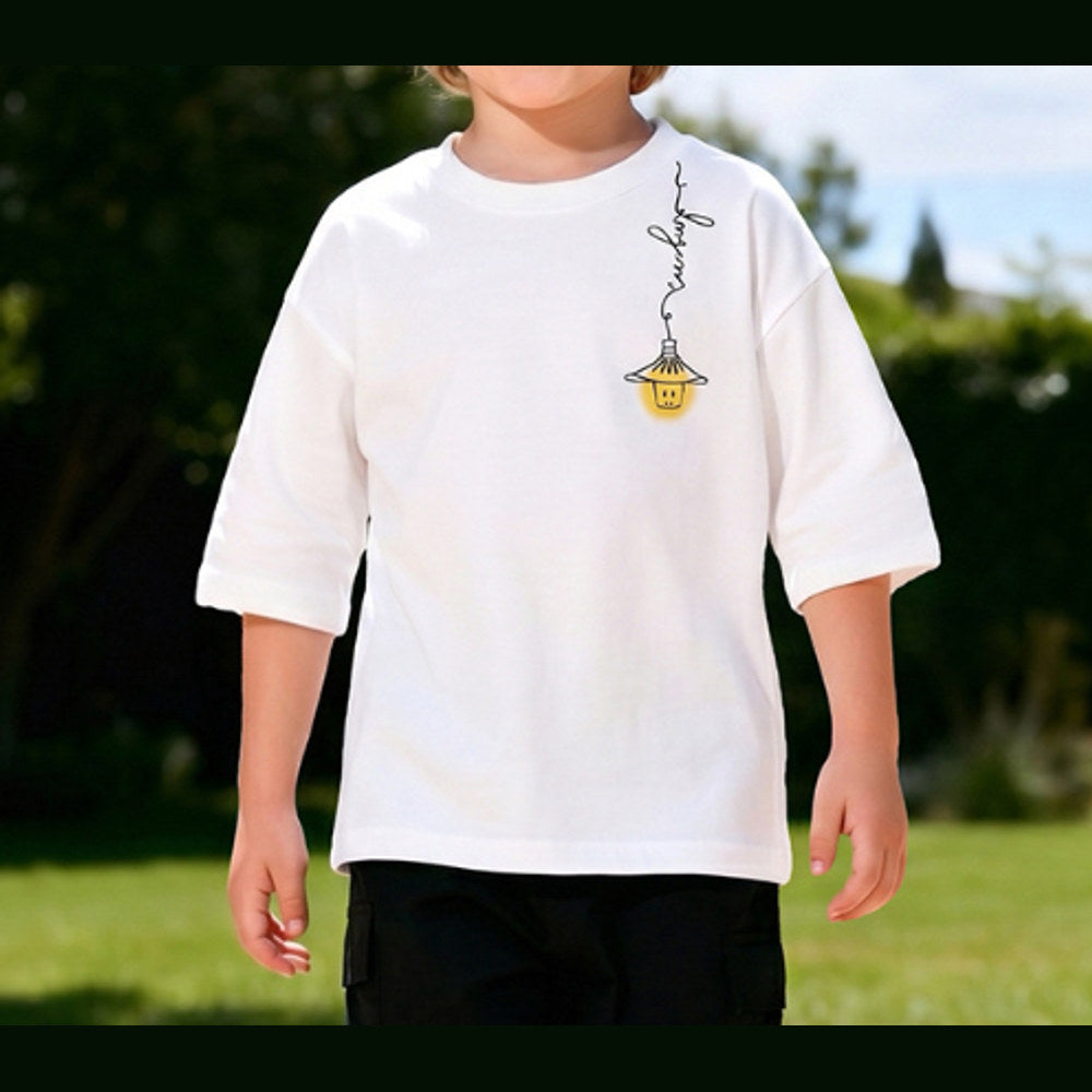 MyKids-USA® Boys’ Fluorescent Cartoon Pattern T-shirt