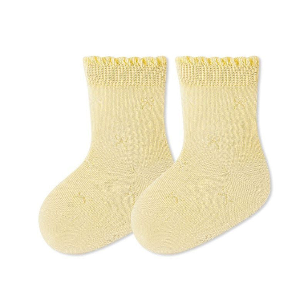 MyKids-USA® Baby Kids Breathable Solid Color Socks