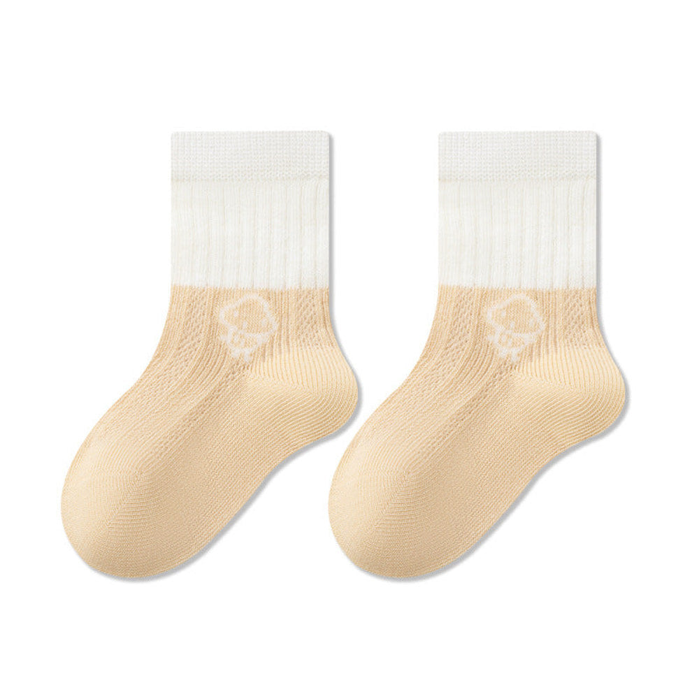 MyKids-USA® Baby Kids Breathable Color Patchwork Socks