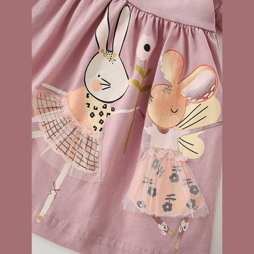 MyKids-USA® Baby Kids Girls Short Sleeves Cartoon Pattern Top and Floral Pants Clothing Set
