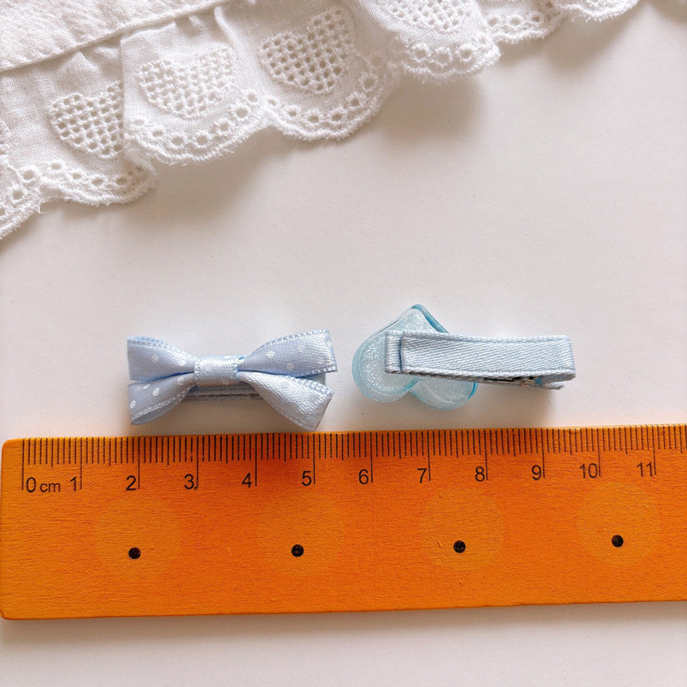 MyKids-USA® Cute Fabric Hair Clips for Girls Set