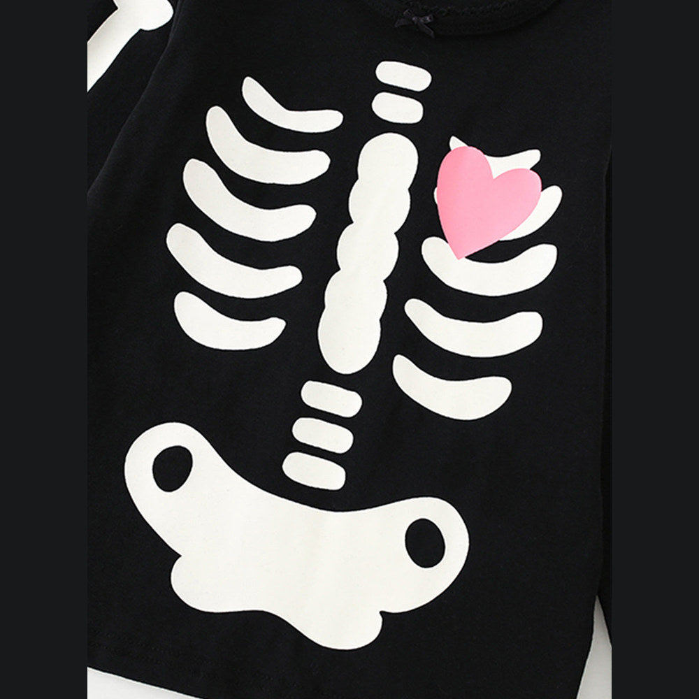 MyKids-USA® Winter and Autumn Baby Kids Halloween Cartoon Pattern Long Sleeves Sweatshirt and Pants Clothing Set