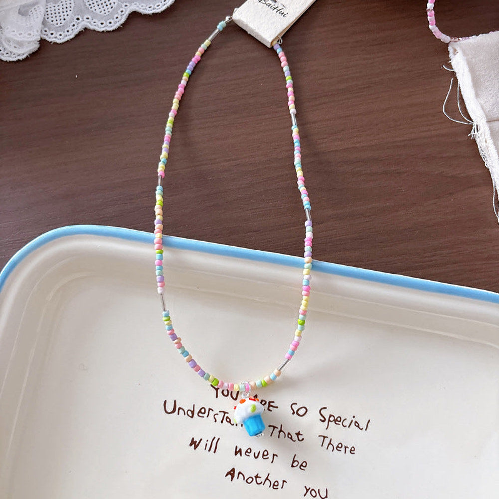 MyKids-USA® Hot Selling Girls Colorful Seed Bead Necklace