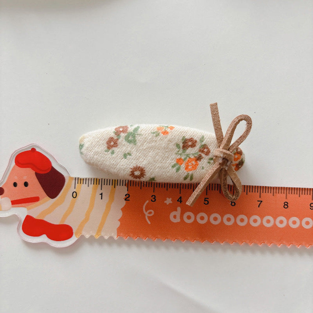 MyKids-USA® Cute Summer Flowers Printed Hair Clips for Girls Set