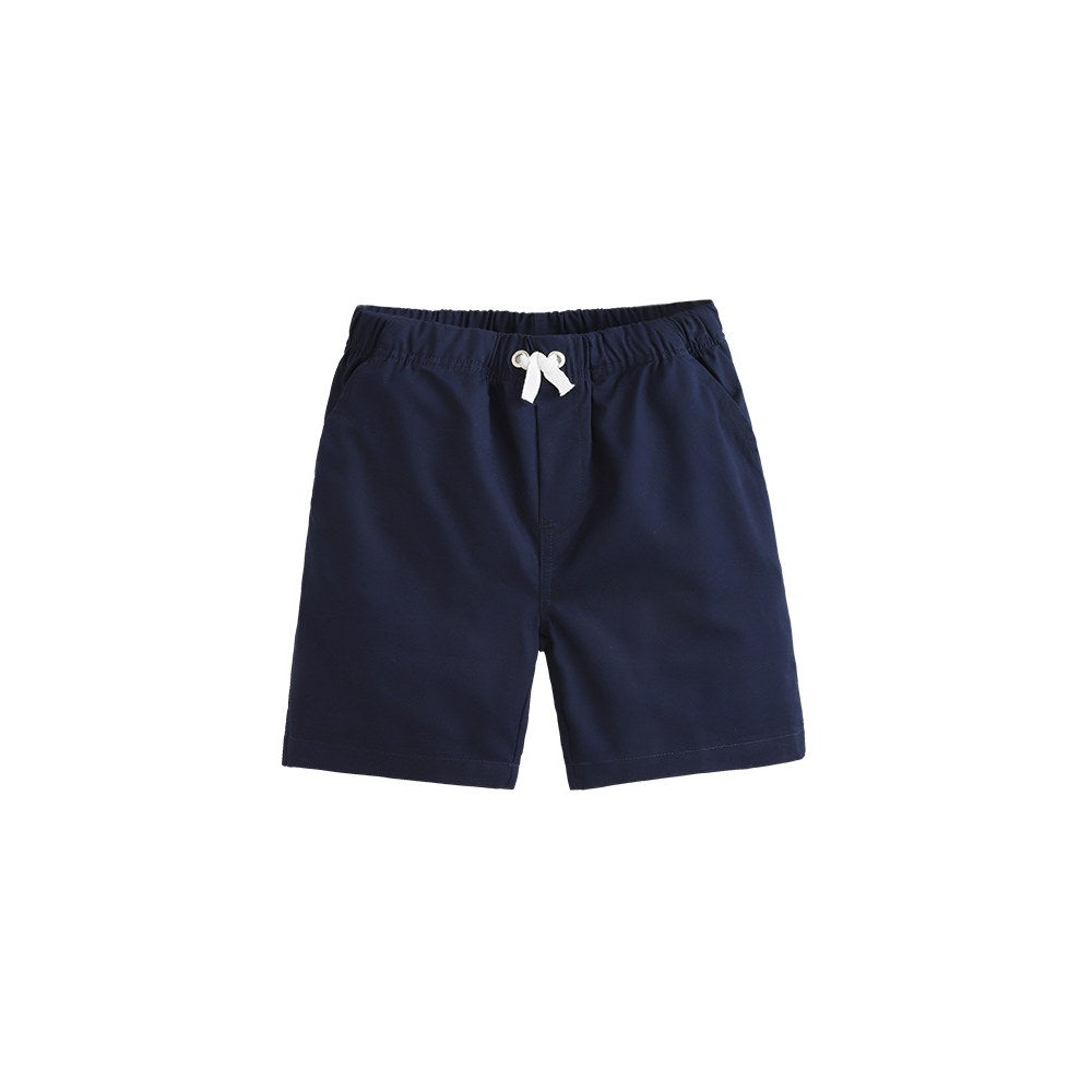 Baby Kids Casual Style Elastic Navy Blue Shorts