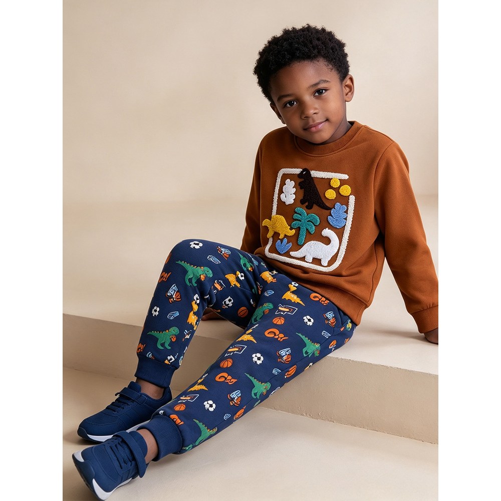 Cartoon Pattern Pants for Boys