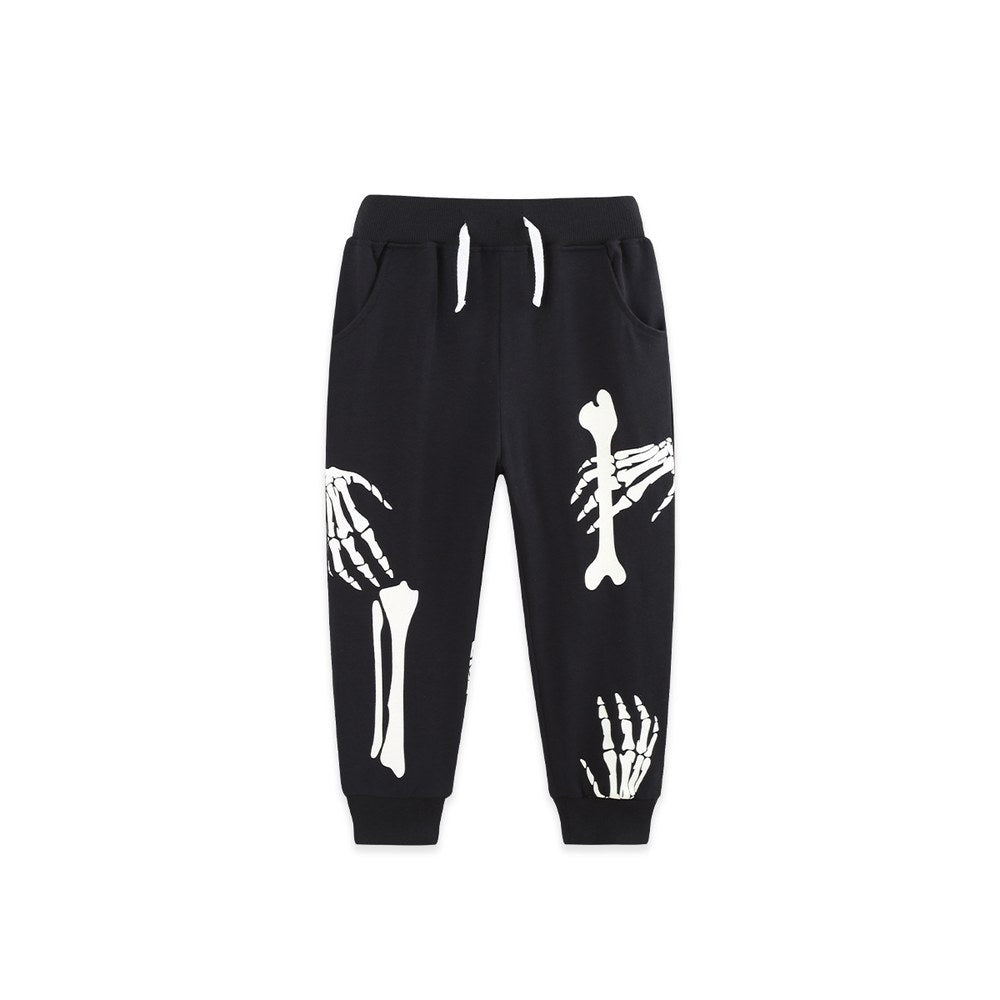 Halloween Cartoon Pattern Pants for Boys