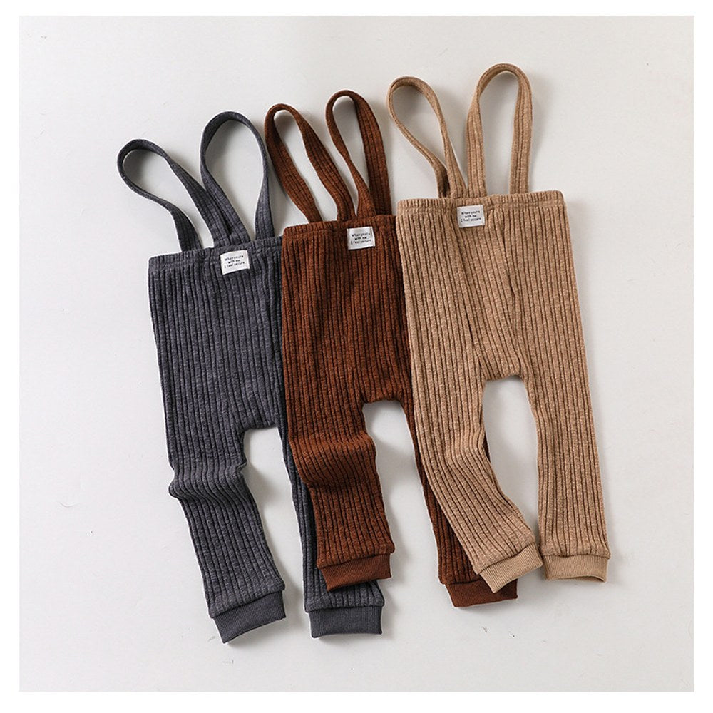 Baby Sleeveless Plain Overalls