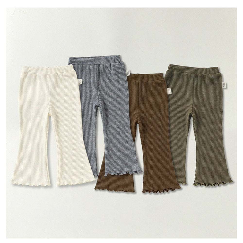 Plain Flared Pants for Girls