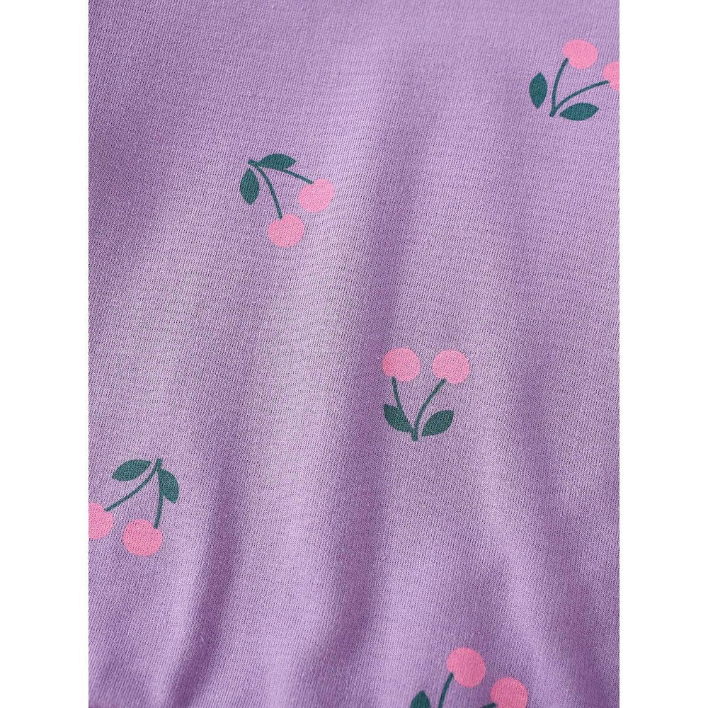 Baby Kids Girls Cherry Pattern Long Sleeves Top