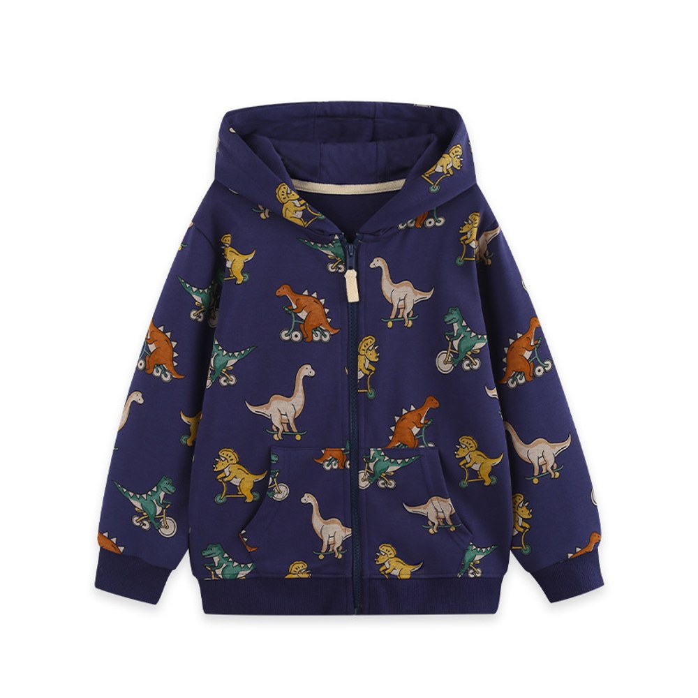 Baby Kids Boys Cartoon Pattern Coat