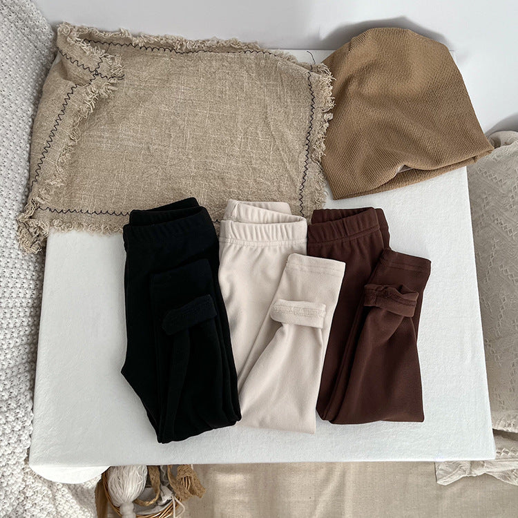 Baby Solid Color Soft Cotton Elastic Warm Quality Leggings, MyKids-USA®, Baby & Toddler Bottoms, MyKids-USA - - - - - - -