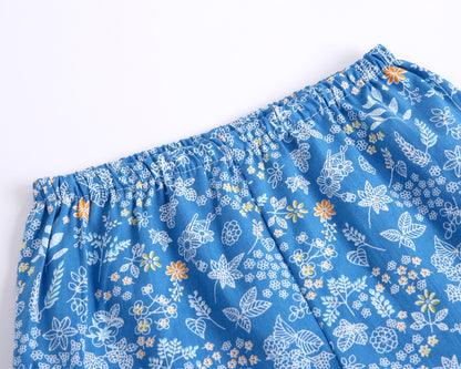 Baby Printed Pattern Belt Design T-Shirt Combo Shorts Japan Style 1-Pieces Sets Pajamas My Kids-USA