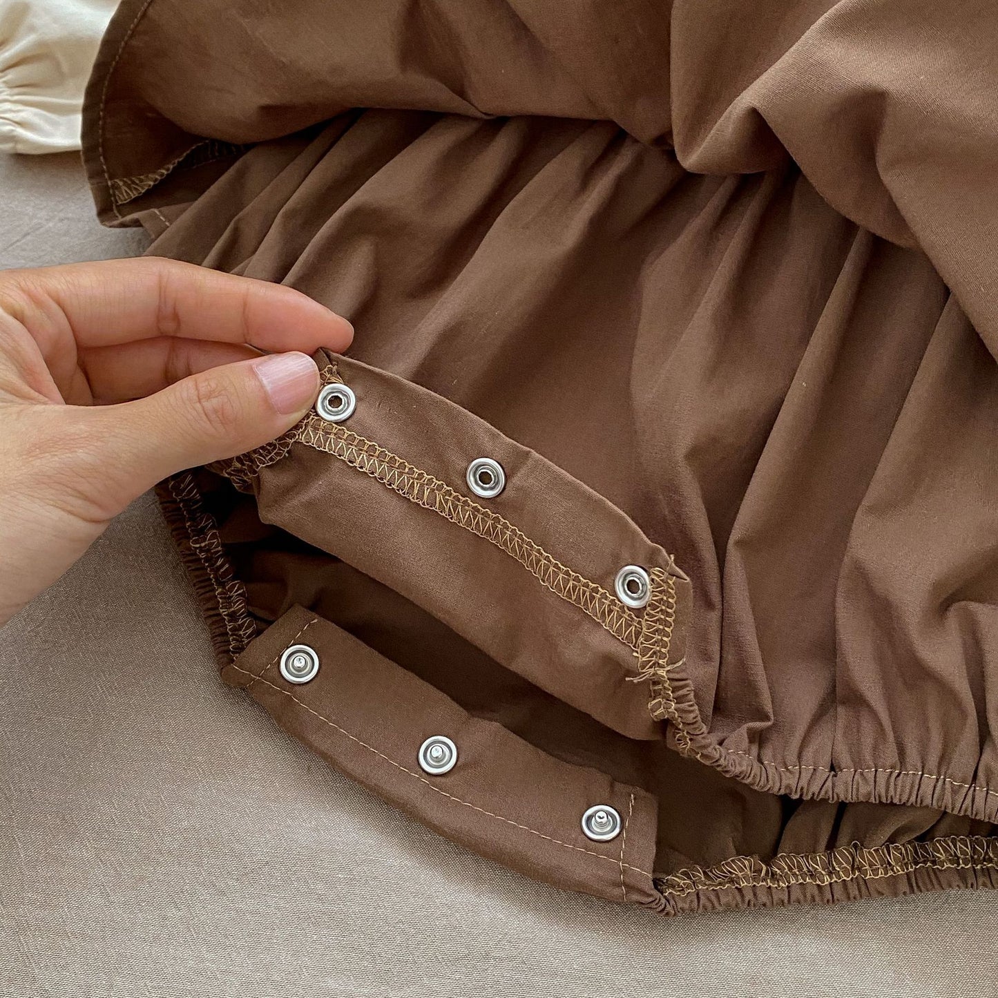 Baby Girl Solid Color Doll Neck Shirt Strap Onesies, MyKids-USA®, Baby & Toddler Outfits, MyKids-USA - - - - - - -