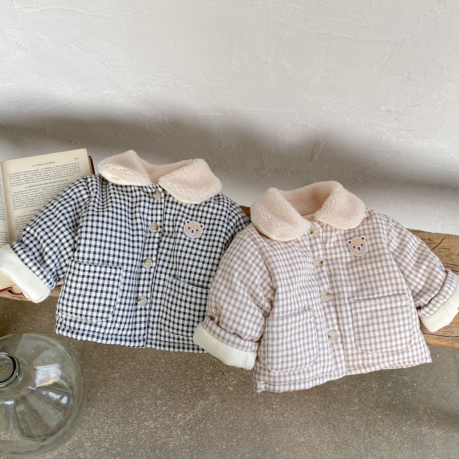 infant winter dress coats Fanxing Toddler Baby Girl Winter Coat Dress Coat Warm Jacket Long Sleeve Button Trench Coat Kids Pocket Long Peacoat Outerwear