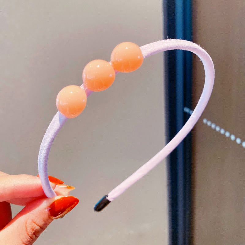 Girls 3D Flower & Heart Patched Design Simply Style Headband, MyKids-USA®, Headbands, MyKids-USA - Size/Age - Average Size (0-12Y) - Color - Orange - - - JM2206011122-H