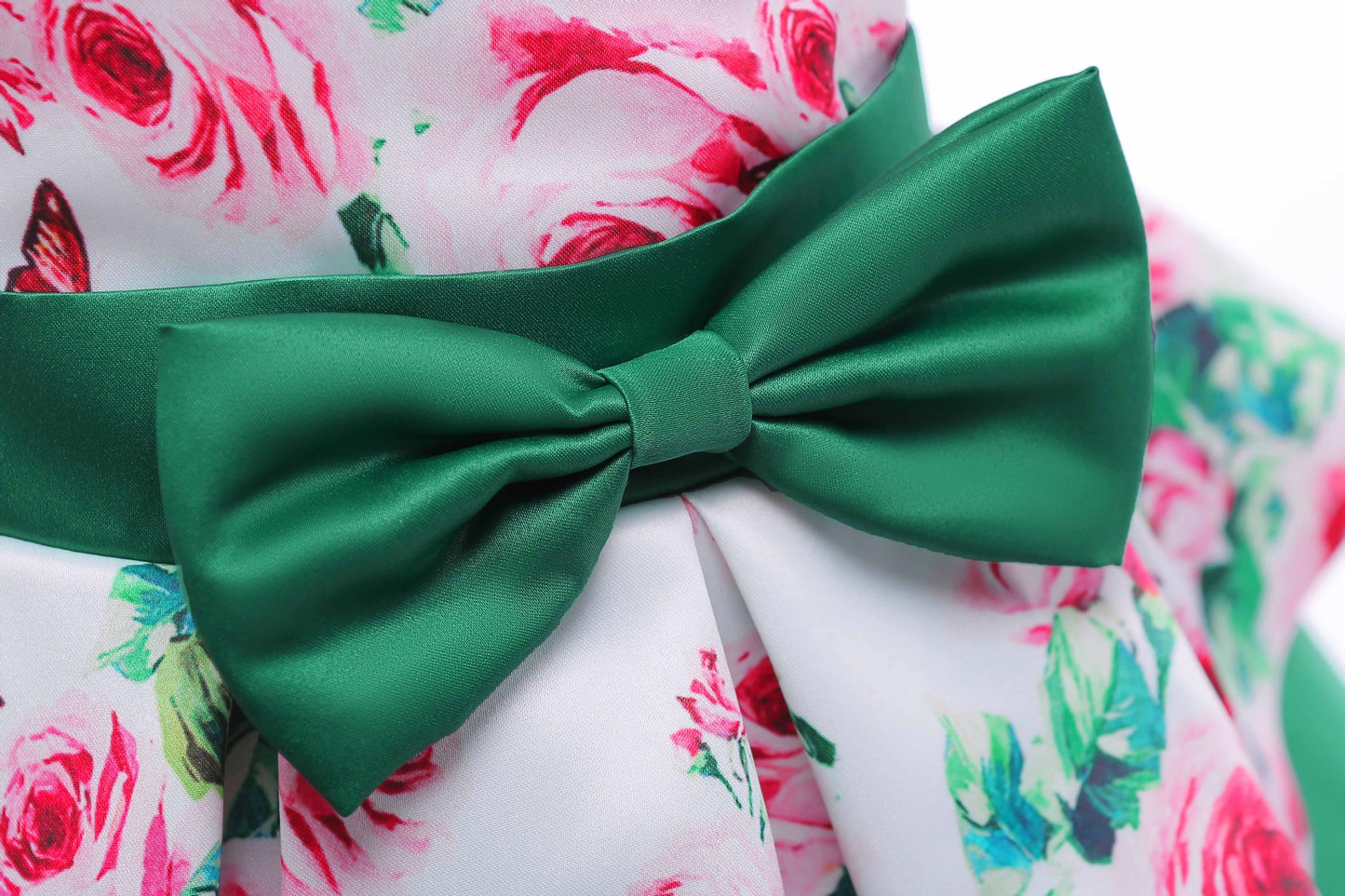 Baby Girl Floral Pattern Bow Tie Princess Tutu Dress Formal Dress, MyKids-USA®, Baby & Toddler Dresses, MyKids-USA - - - - - - -