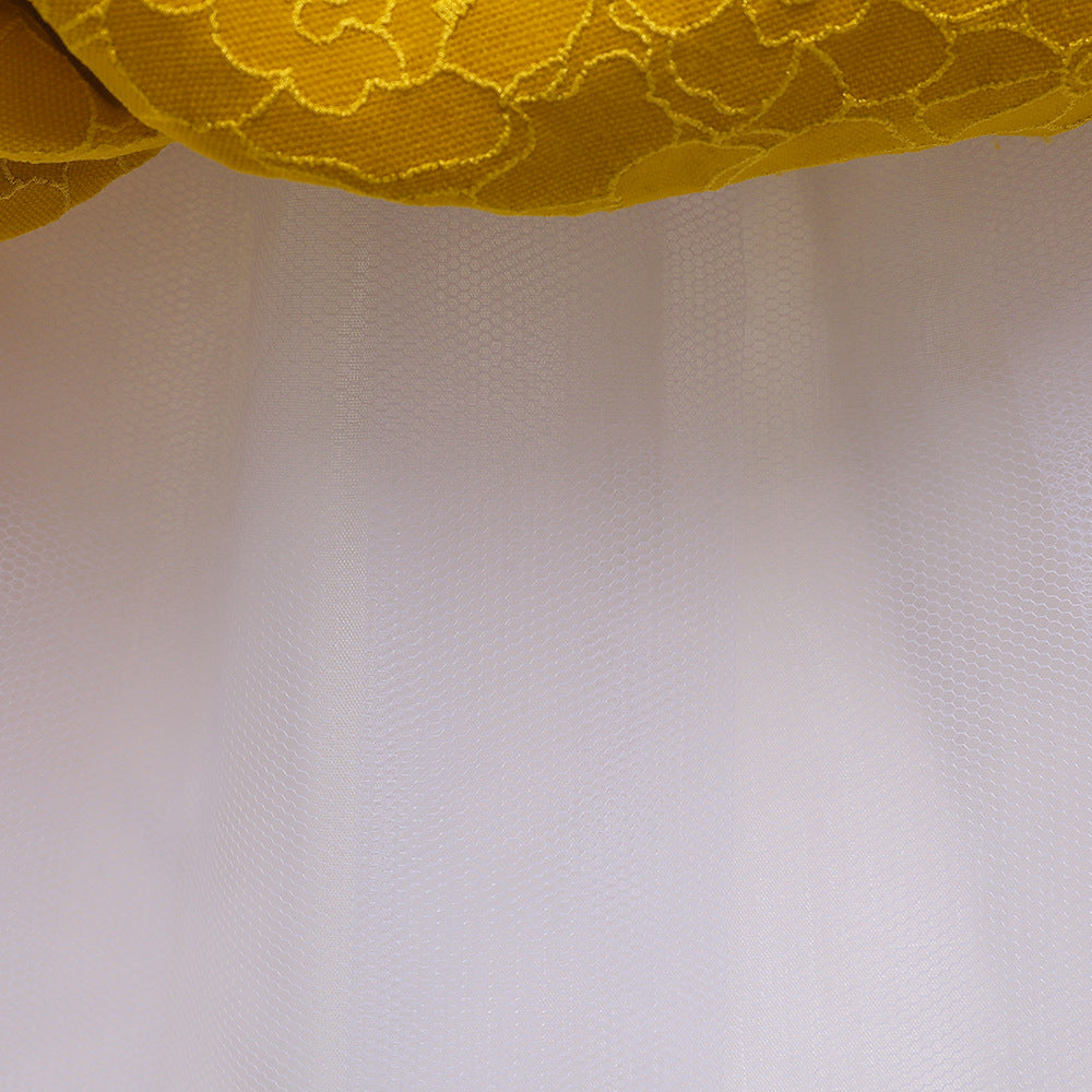 Baby Girl Flower Patched Design Solid Color Sleeveless Princess Formal Dress, MyKids-USA®, Baby & Toddler Dresses, MyKids-USA - - - - - - -