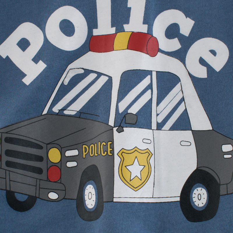 Baby Boy Cartoon Print Pattern O-Neck Cool T-Shirt In Summer, MyKids-USA®, Baby & Toddler Tops, MyKids-USA - - - - - - -