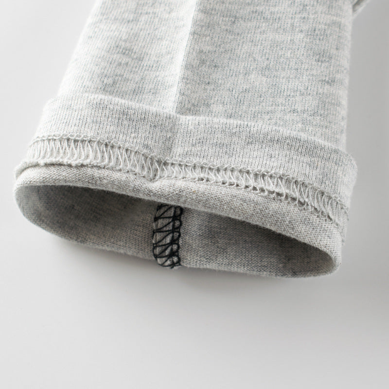 Baby Boy Slogan Print Pattern False Design Round Collar Shirt, MyKids-USA®, Baby & Toddler Outerwear, MyKids-USA - - - - - - -