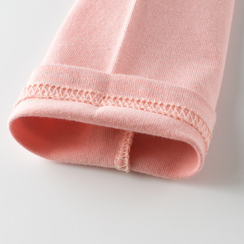 Baby Girl Cute Bunny Print Pattern Colorblock Design Shirt, MyKids-USA®, Baby & Toddler Outerwear, MyKids-USA - - - - - - -