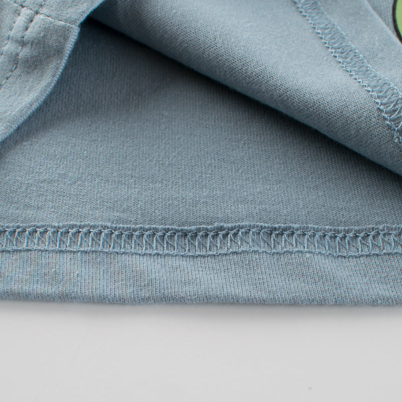 Baby Boy Cartoon Dinosaur Pattern Colorblock Design Shirt, MyKids-USA®, Baby & Toddler Outerwear, MyKids-USA - - - - - - -