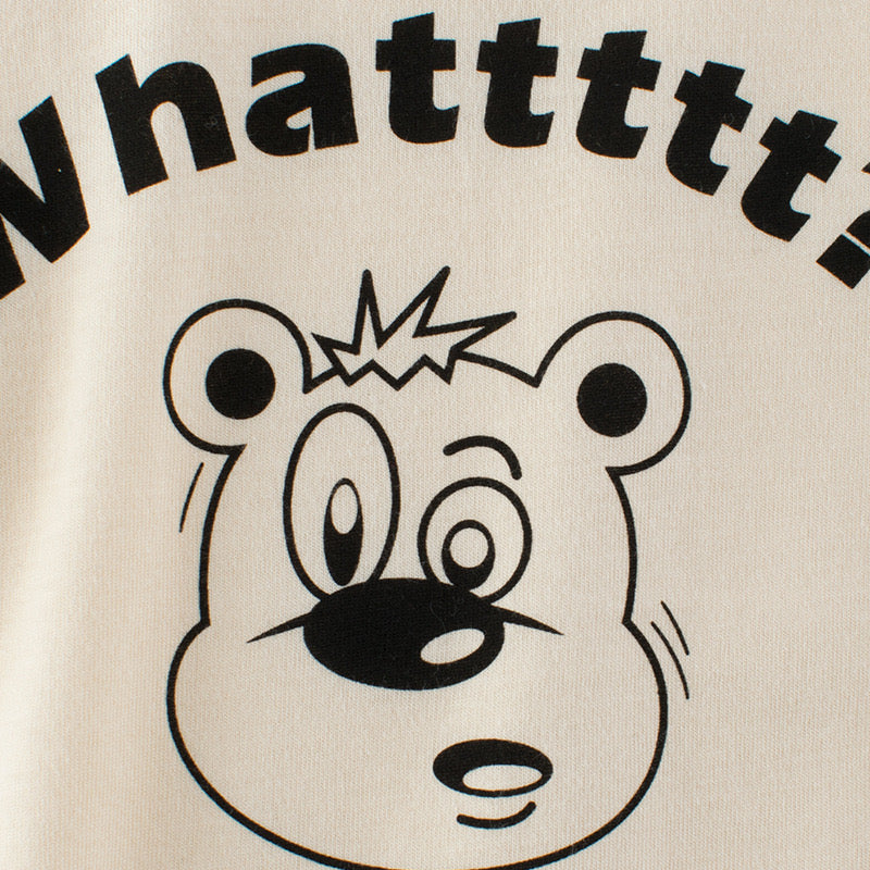 Baby Cartoon Animal Graphic Color block Neck & Sleeves Summer Tee, MyKids-USA®, Baby & Toddler Tops, MyKids-USA - - - - - - -