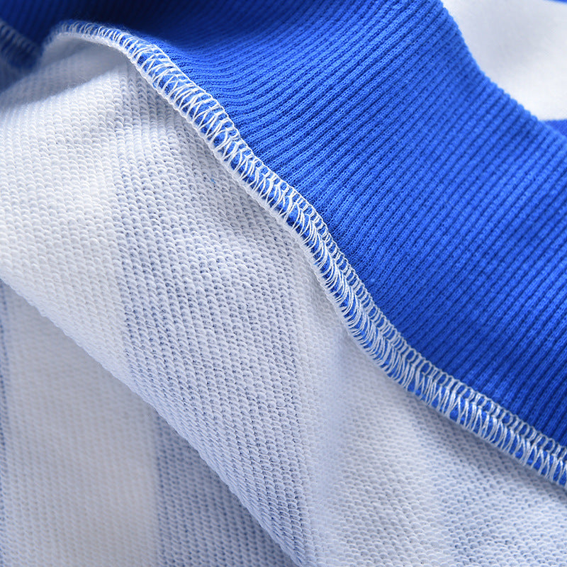 Baby Boy And Girl Striped Pattern Long Sleeve O-Collar Hoodies, MyKids-USAยฎ, Baby & Toddler Outerwear, MyKids-USA - - - - - - -