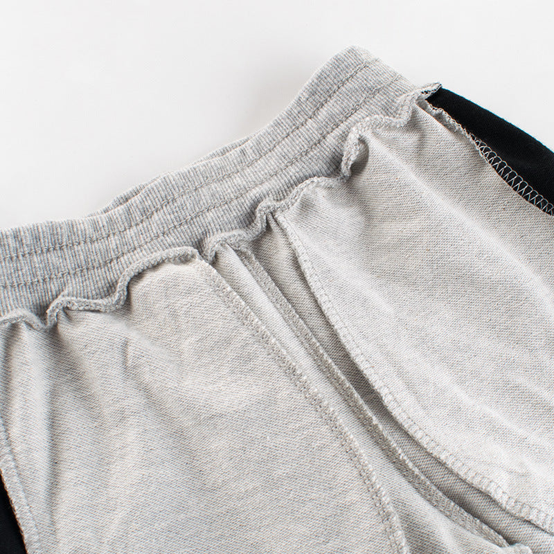 Baby Boy Contrast Design Hoodies Combo Side Print Trousers Sport Style Sets, MyKids-USA®, Baby & Toddler Outfits, MyKids-USA - - - - - - -