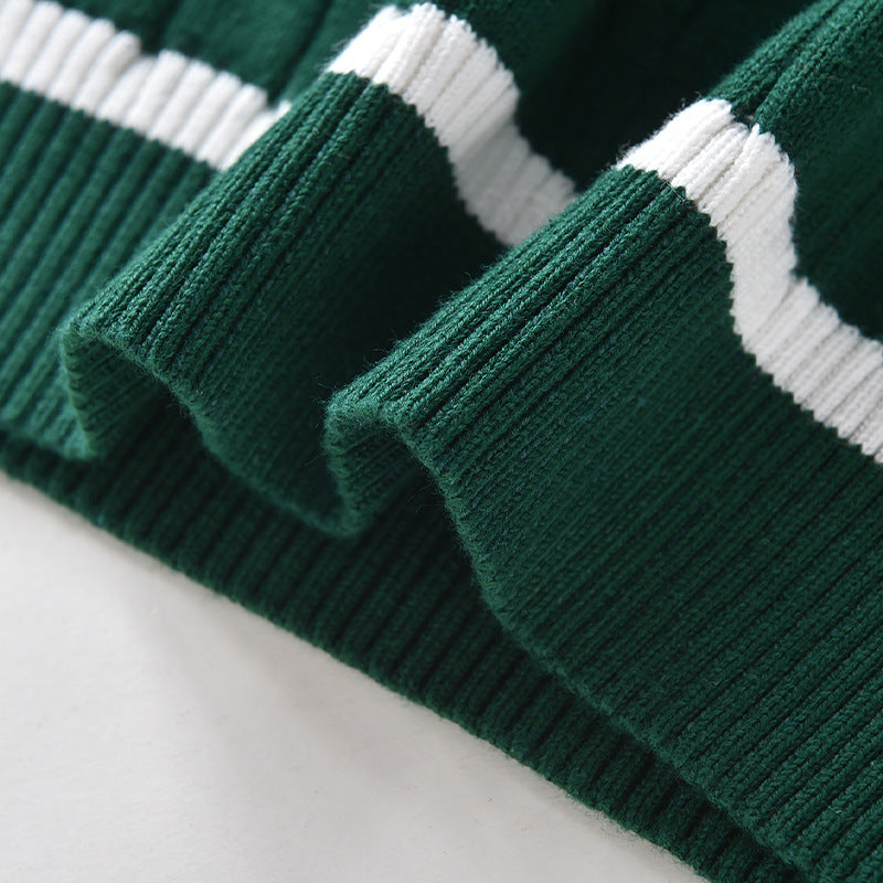 Baby Crochet Knit Pattern V-Neck Sleeveless Vest Sweater, MyKids-USA®, Baby & Toddler Outerwear, MyKids-USA - - - - - - -