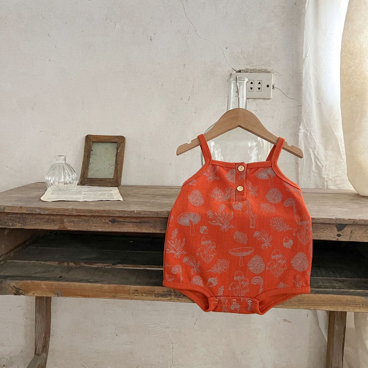 Baby Multi-Pattern Sling Soft Cotton Loose Casual Onesies, MyKids-USA®, Baby One-Pieces, MyKids-USA - Size/Age - 66 (3-6M) - Color - Red - - - JM2304100049-C