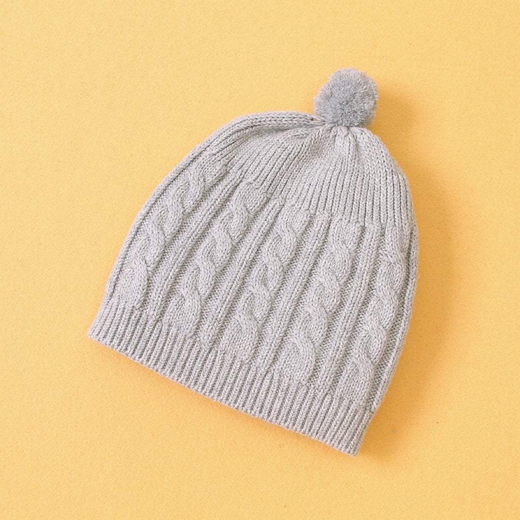 Baby Baby Cable Knitted Pattern Button Front Design Long Sleeve Warm Rompers & Hat, MyKids-USA®, Baby One-Pieces, MyKids-USA - - - - - - -