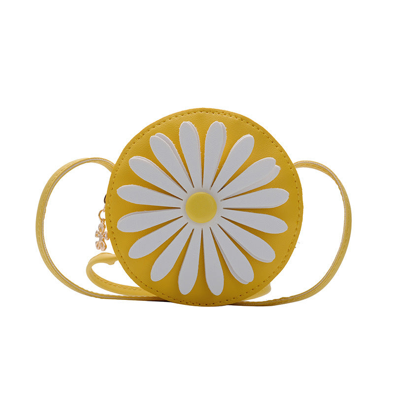 Girls Flesh Flower Patched Pattern Mini Crossbody Bag, MyKids-USA®, Handbags, MyKids-USA - - - - - - - .