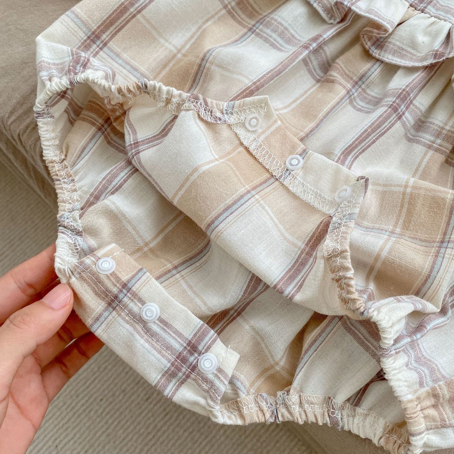 Baby Print Pattern Ruffle Design Long Sleeve Onesies, MyKids-USA®, Baby One-Pieces, MyKids-USA - - - - - - -