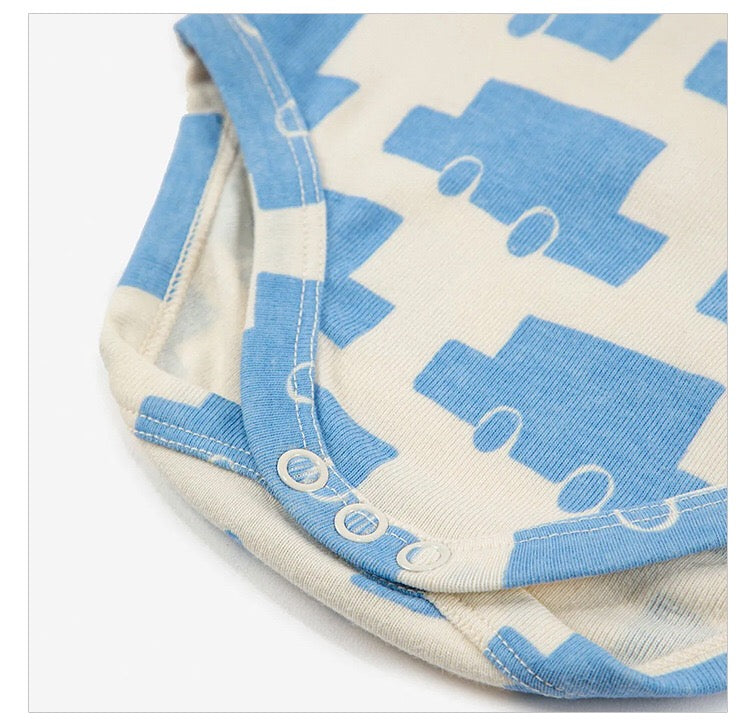 Baby Print Graphic O-Neck Long Sleeve Fashion Onesies, MyKids-USA®, Baby One-Pieces, MyKids-USA - - - - - - -