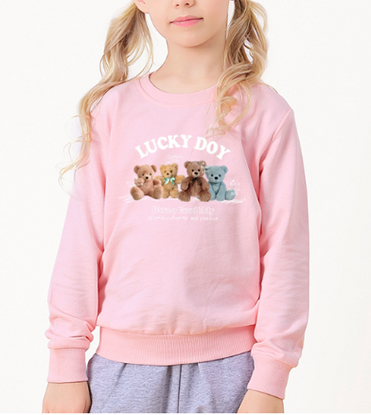 Baby Cute Bear Pattern Crewneck Cotton Hoodies In Autumn, MyKids-USA®, Baby & Toddler Outerwear, MyKids-USA -  -  -  -  -  -  - .