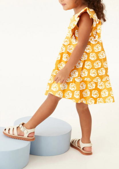 Summer Baby Girls Sleeveless White Rose Pattern Dress, MyKids-USA®, Baby & Toddler Dresses, MyKids-USA -  -  -  -  -  -  - .