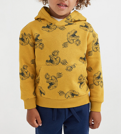 Baby Boy 1pcs Cartoon Animal Pattern Composite One Piece Fleece Sweatshirt, MyKids-USA®, Baby & Toddler Outerwear, MyKids-USA -  -  -  -  -  -  - .