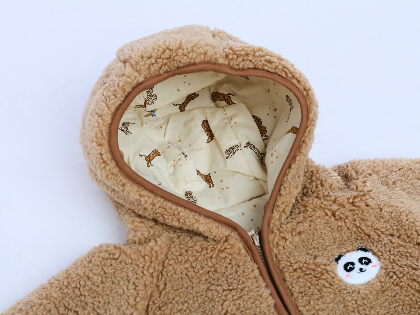 MyKids-USA Unisex Plush Hoodie Coat Outfit Wearing, MyKids-USA®, Baby & Toddler Outerwear, MyKids-USA -  -  -  -  -  -  - 