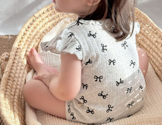 Summer Arrival Baby Girls Cute Butterfly-bows Pattern Fly Sleeves bodysuit, MyKids-USA®, Baby One-Pieces, MyKids-USA -  -  -  -  -  -  - .