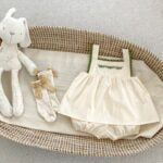 Baby Girl Embroidery Pattern Sling Tops With Shorts Sets