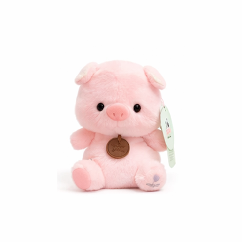 MyKids-USA® 6.5” Scented Animal Plush Toy – Super Soft PP Cotton, MyKids-USA®, Stuffed Animals, MyKids-USA - Color - Pig (Pink) -  -  -  -  - PLS-16-PIG-PNK.