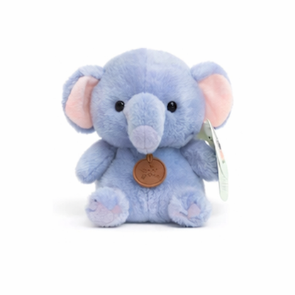MyKids-USA® 6.5” Scented Animal Plush Toy – Super Soft PP Cotton, MyKids-USA®, Stuffed Animals, MyKids-USA - Color - Elephant (Baby Blue) -  -  -  -  - PLS-16-ELP-BBL.